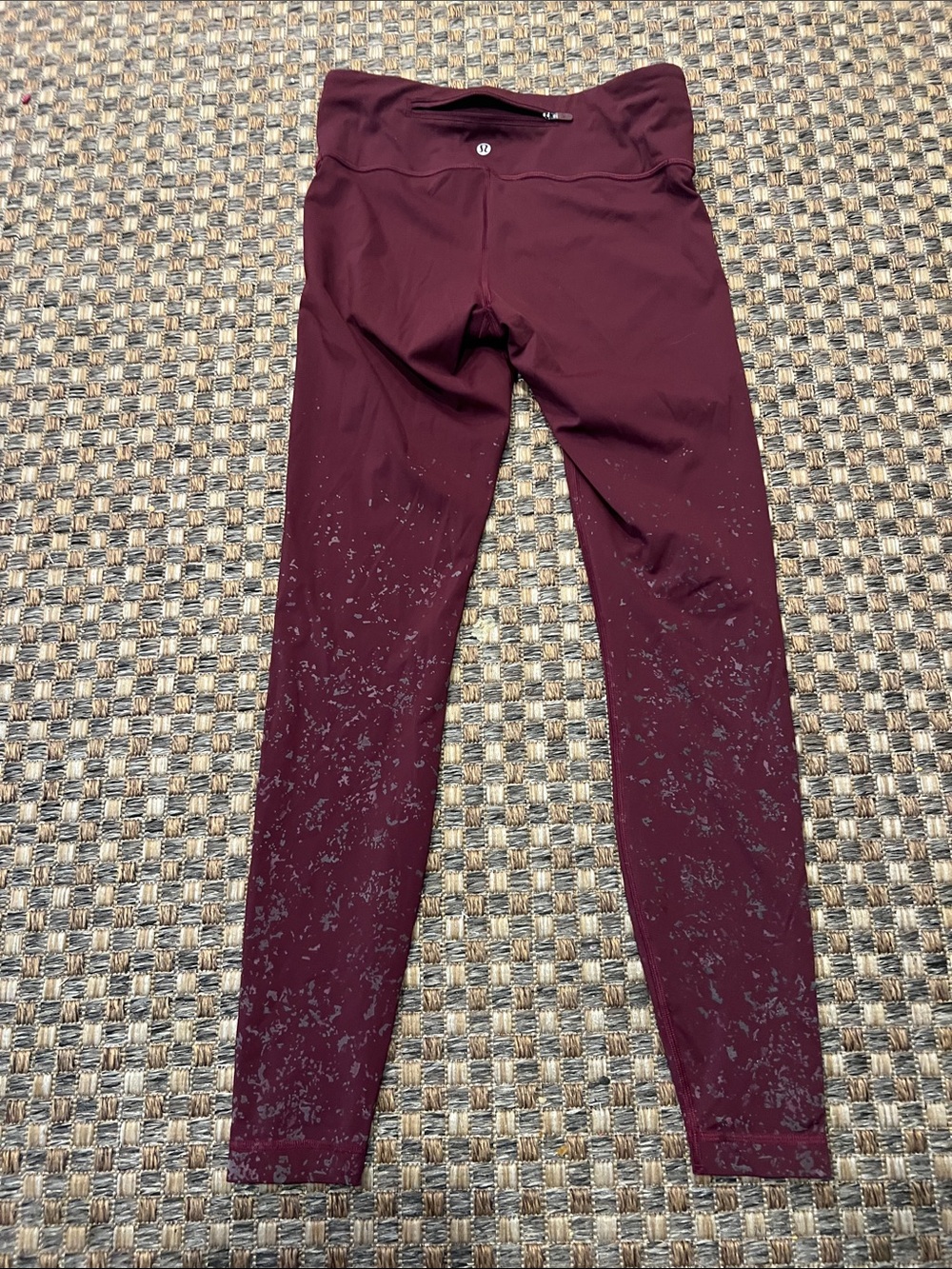 lululemon athletica Maroon High-Waist Pocket Leggings